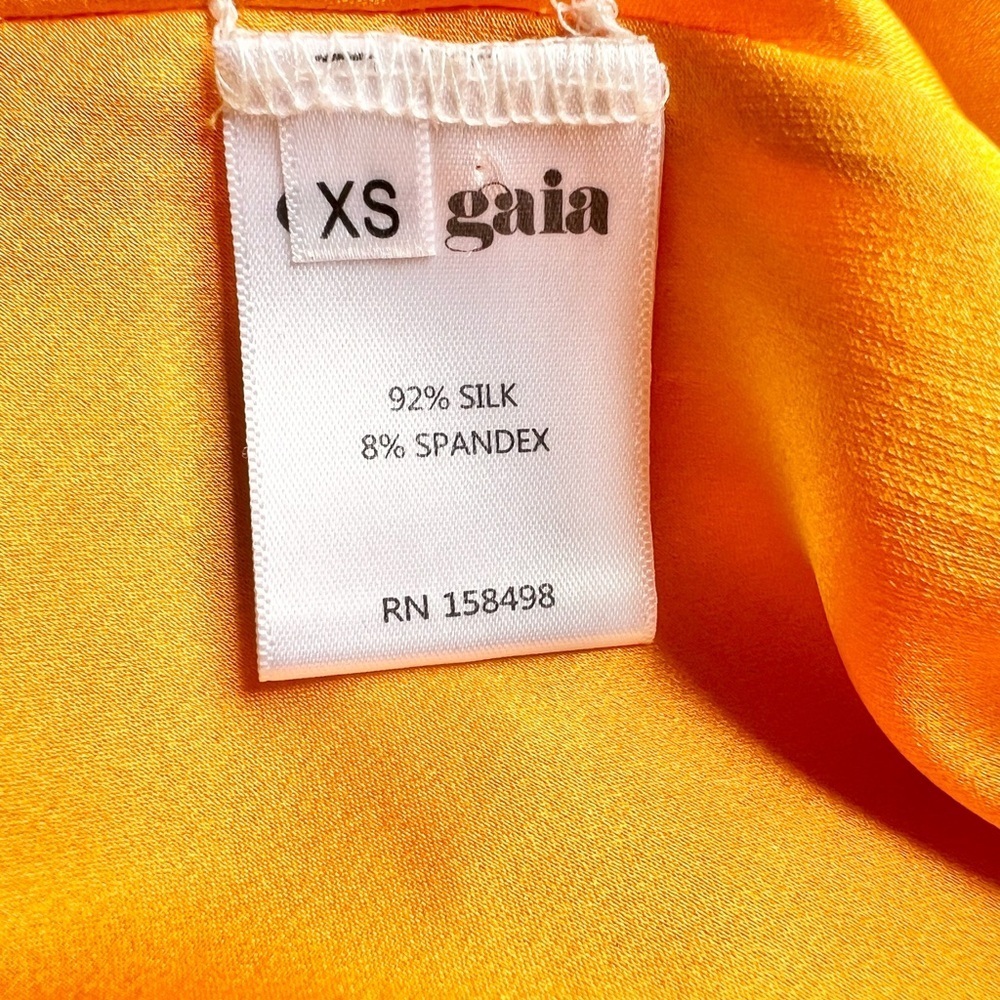 Cult Gaia Jasmin Cut Out Maxi Dress Silk Gown Size XS - Picture 8 of 10